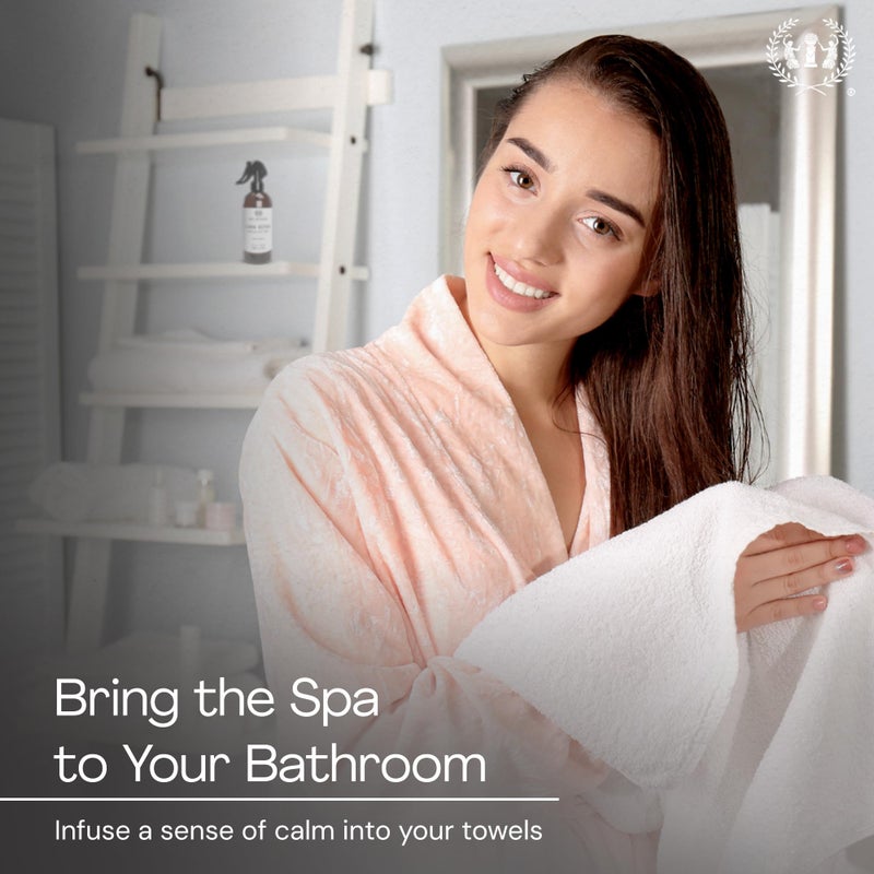 Muse Apothecary Linen Ritual - Aromatic, Soothing, and Relaxing Linen Mist, Laundry and Fabric Spray - Infused with Aromatherapy Essential Oils - 8 oz, Amber Cashmere, 2 Pack - Image 3