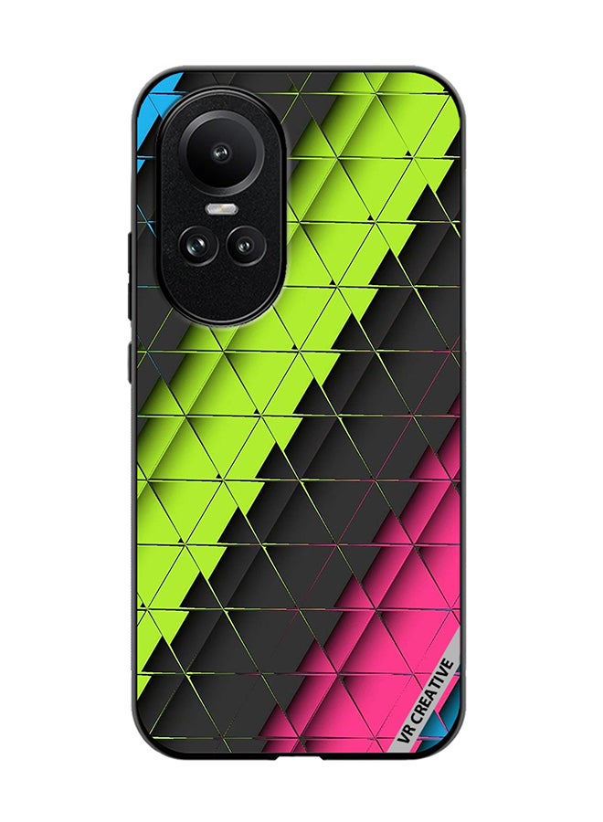 VR CREATIVE Protective Case Cover For Oppo Reno 10 Pro Abstract Design Multicolour - Image 1