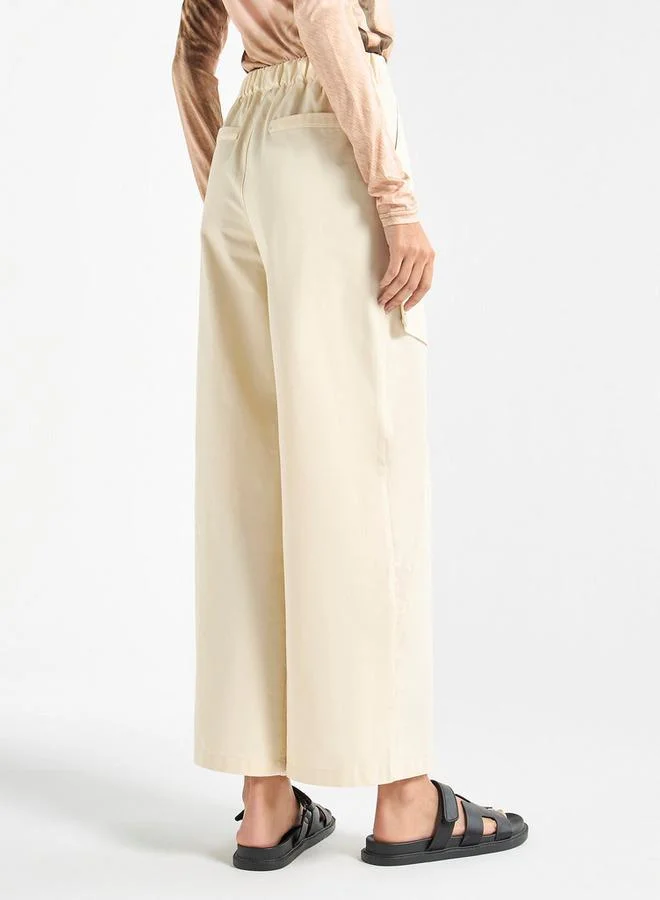 سبلاش فيڤ بنطلون كارجو سادة بجيوب