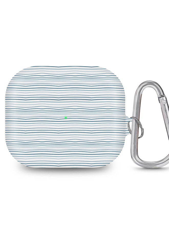 Stylizedd - StylePods Case for Airpods 3rd Gen Case With Anti-Lost Keychain - Shaky Lines - Image 1