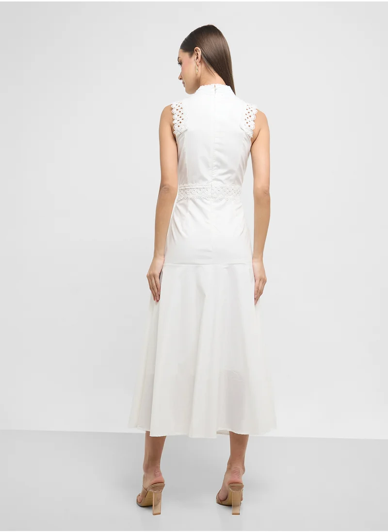 ايلا Sleeveless A-Line Dress