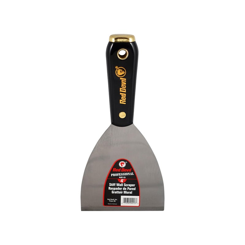 Red Devil 4213 4" Stiff Wall Scraper - Image 4