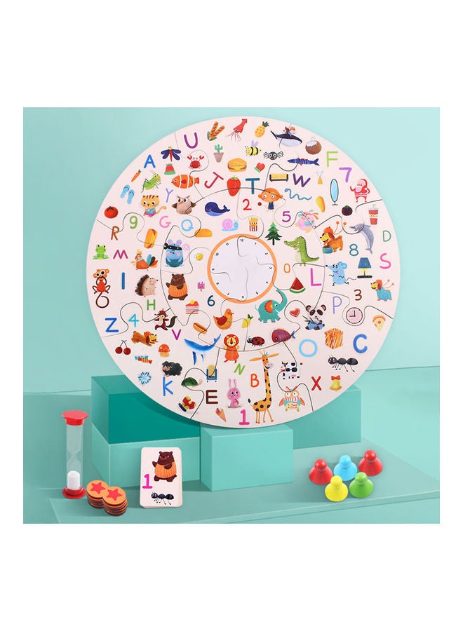 NIBEMINENT Wooden Puzzle Chart Board Set - Image 2