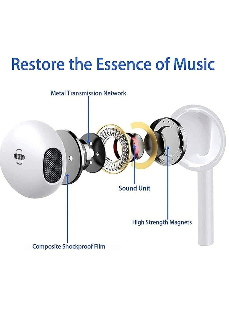 Generic - Earphone With Lightning Connector, Wired Headset Panel Has Microphone And Volume Control Keys, Clear And Noise Isolation , Compatible With iPhone 14 - Image 1