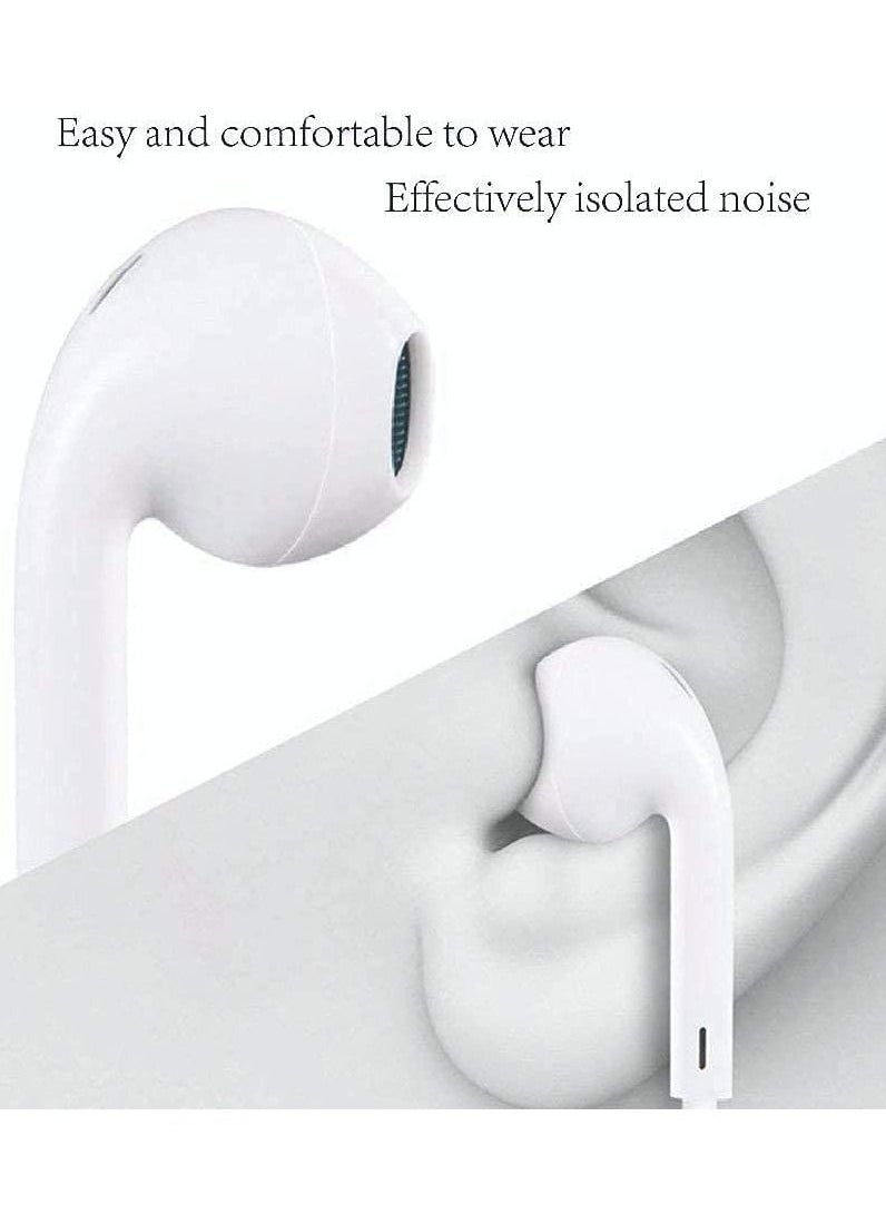 Generic - Earphone With Lightning Connector, Wired Headset Panel Has Microphone And Volume Control Keys, Clear And Noise Isolation , Compatible With iPhone 14 - Image 1