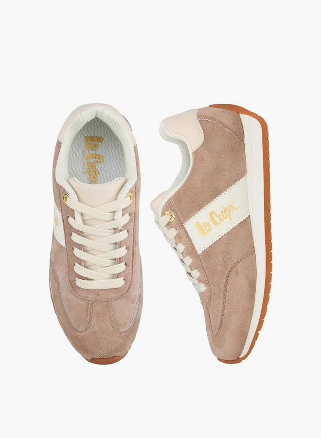 Women Panelled Lace-Up Ankle Sneakers