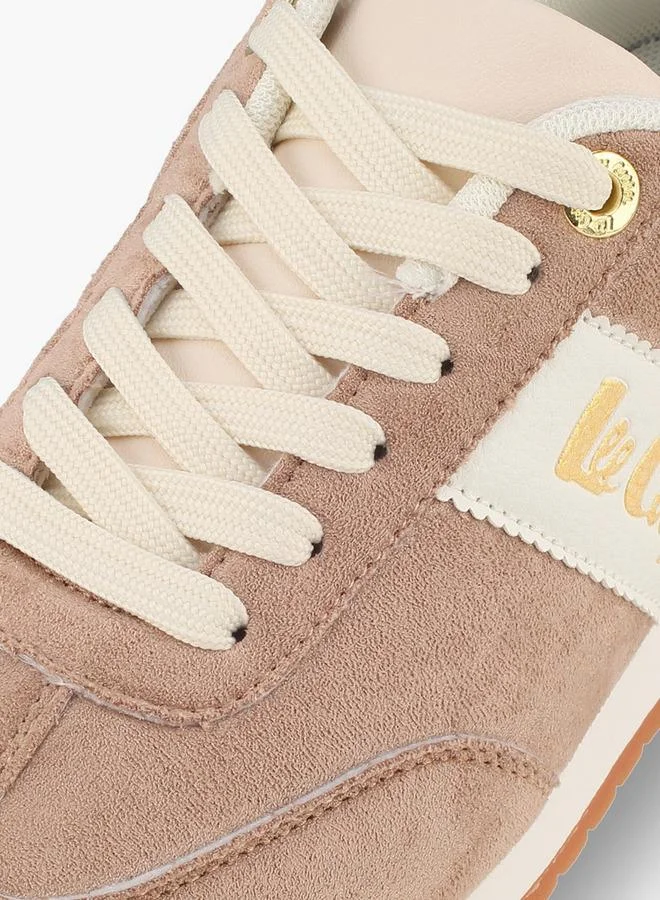 Lee Cooper BEIGE Women Panelled Lace-Up Ankle Sneakers for Women | Best Price UAE