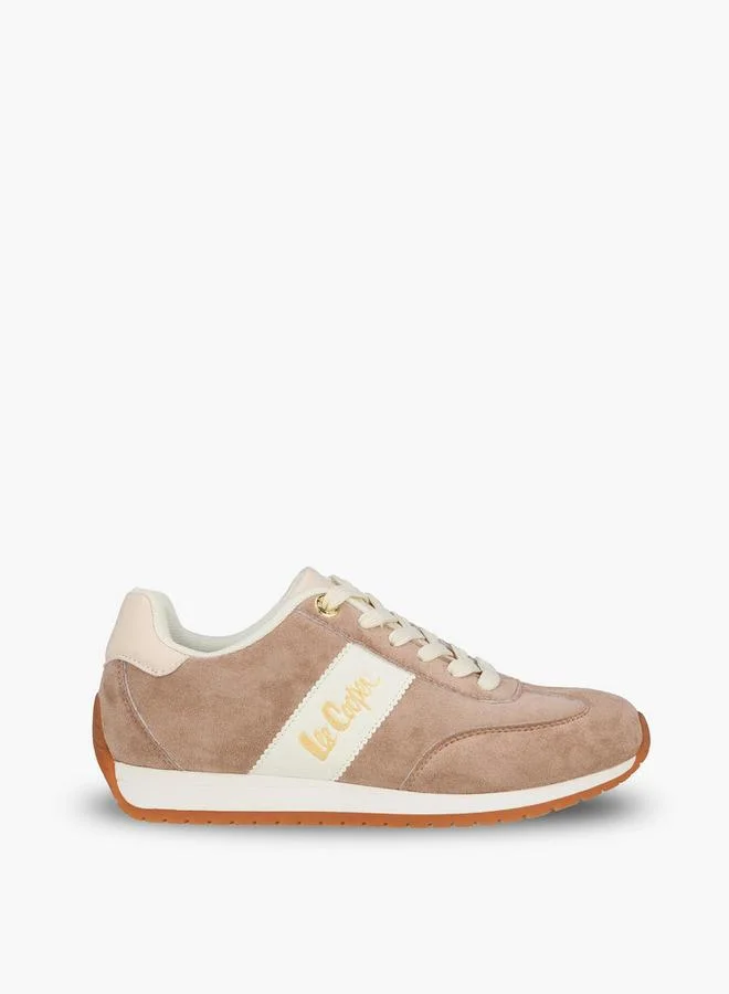 Lee Cooper BEIGE Women Panelled Lace-Up Ankle Sneakers for Women | Best Price UAE