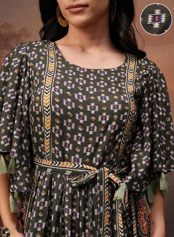 فيشود جمبسوت نسائي واسع الأرجل مطبوع من فيشود - Image 5