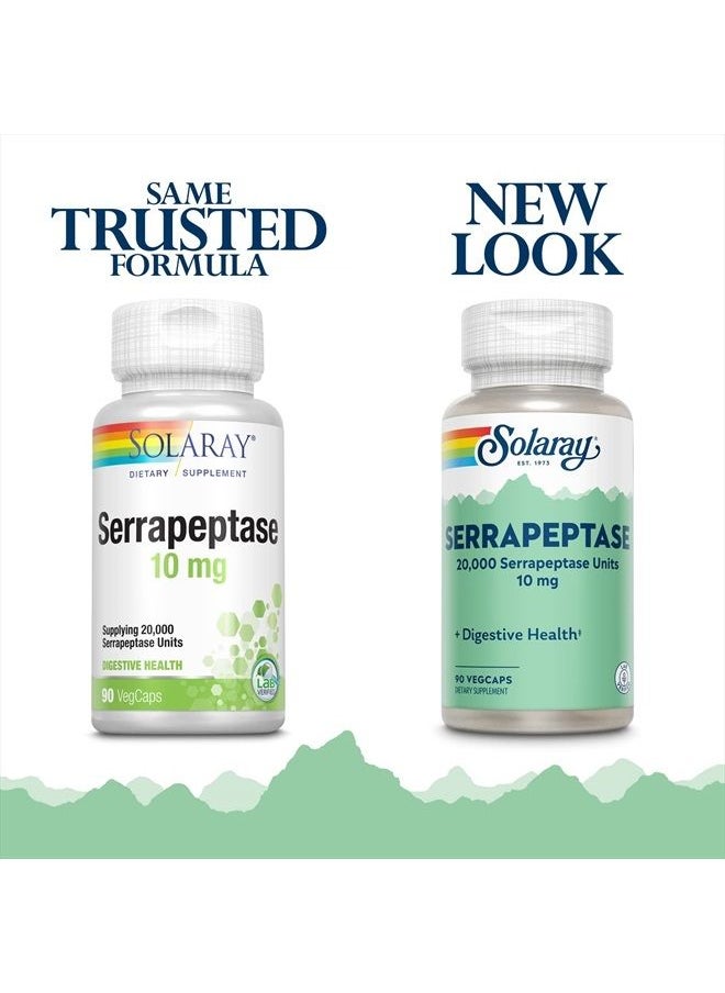 Serrapeptase 10 mg VCapsules | 90 Count