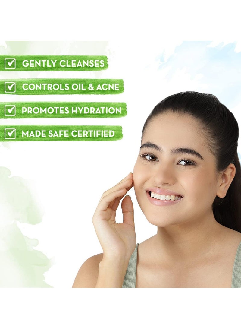 Mama Earth Multani Mitti Face Wash with Multani Mitti & Bulgarian Rose For Oil Control & Acne | Suits All Skin Types | Hydrating & Gentle | Paraben-Free | No Silicones | Sulphate-Free | For Men & Women | 100 ml - Image 3