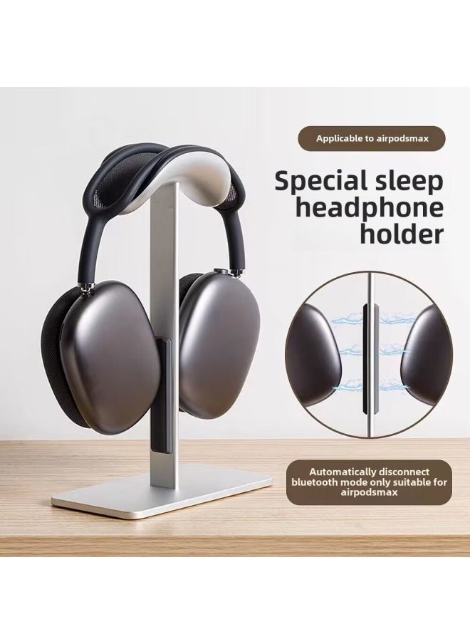 Generic - Sleep Headset Bracket Suitable For Airpods Max Headset Aluminum Alloy Headset Storage Display Stand-Color:Silver - Image 1