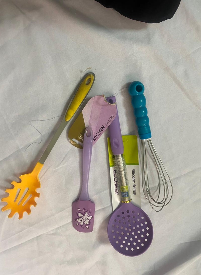ادوات للطبيخ _ 4 قطع لاغني عنها في المطبخ من السيليكون - Image 1