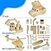 Easy Playhouse Wood Building Toy Kit DIY 3 Vehicle Projects Helicopter Truck Excavator 12 Paint Colors 2 Brushes Arts Craft Set Kids 8 - Image 4