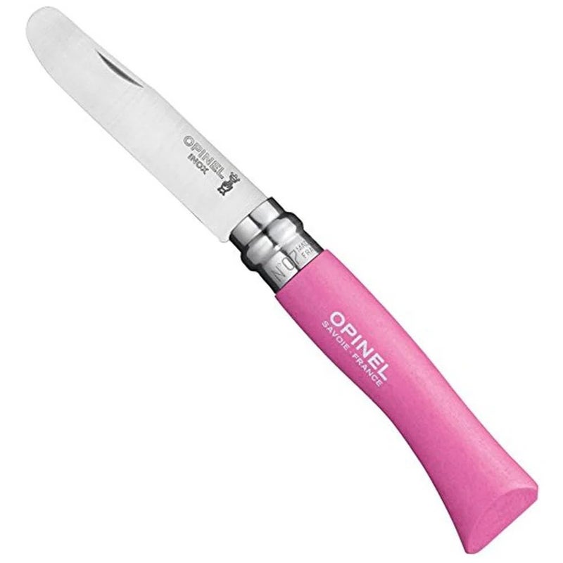 Opinel OP01699 Round End Safety Fuchsia Knife - Image 5