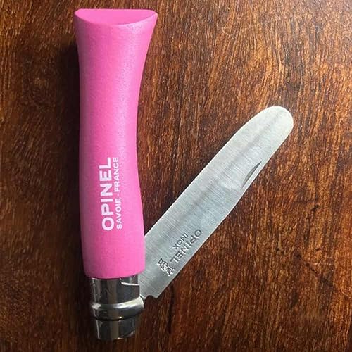 Opinel OP01699 Round End Safety Fuchsia Knife - Image 4
