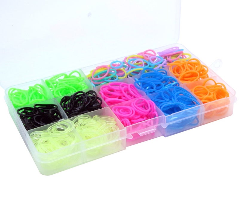 YOY 3/4" Pet Dog Stretchy Rubber Bands, 600/Box - Puppy Elastics Ties Pony Tail Holders Hair Accessories for Doggy Grooming Top Knots Ponytails Braids and Dreadlocks - Image 3