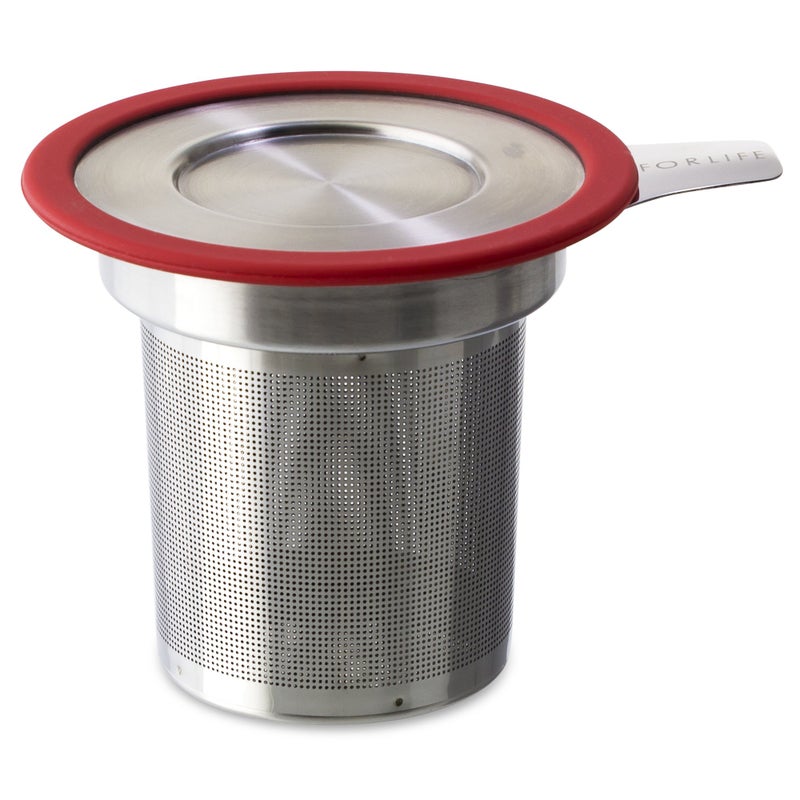 FORLIFE BrewinMug ExtraFine Tea Infuser with Lid Red