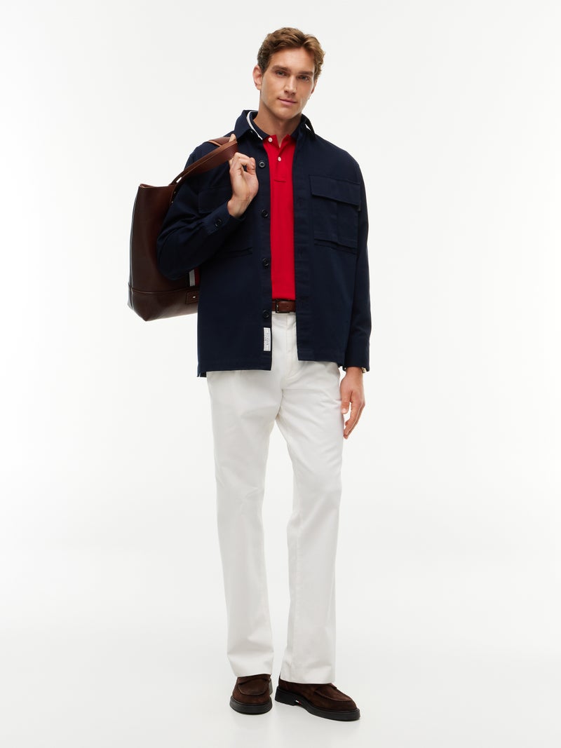 TOMMY HILFIGER Regular Fit Tipped Collar Polo Shirt - Image 4