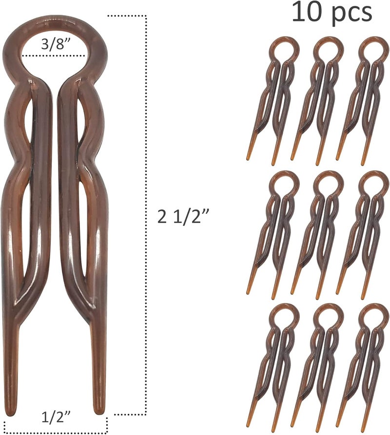 Good Hair Days Magic-Grip Hair Pins Set of 10 in Tortoise Shell - Image 2