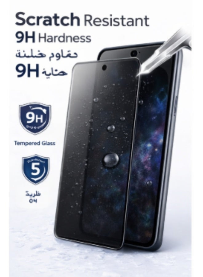 MPBLBERRI Privacy Screen Protector for Samsung Galaxy A73 – Anti-Spy Tempered Glass, 9H Hardness, Full Coverage, Anti-Fingerprint Screen Guard - Image 3