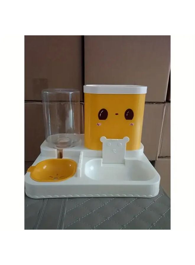 حاوية تخزين طعام الحيوانات الأليفة الخضراء محكمة الإغلاق سهلة التنظيف مربعة مصنوعة من مادة البولي بروبيلين توفير المساحة - Image 4