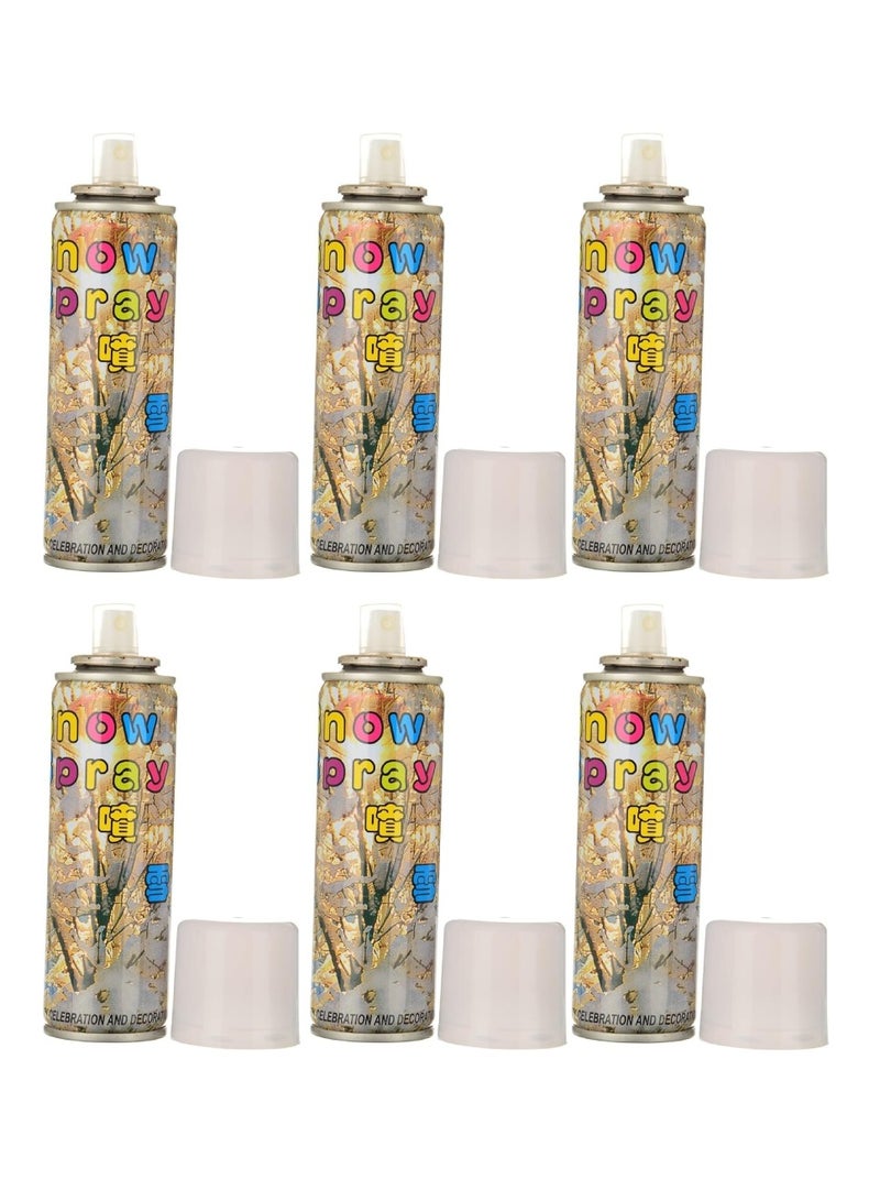 Yuwell 6-Piece Party Snow Spray Set 250ML Each Snow Spray - Image 1