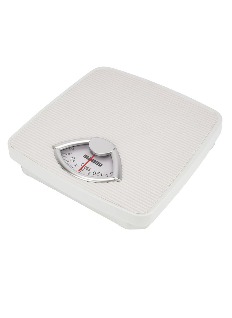 GEEPAS - Mechanic Health Scale , Multi-Purpose Weighing Machine with High Precision | Dial Readings, Weighing Machine for Human Body-Weight Machine, 130 KG Capacity, Bathroom Scale, With Step On Technology - Image 1