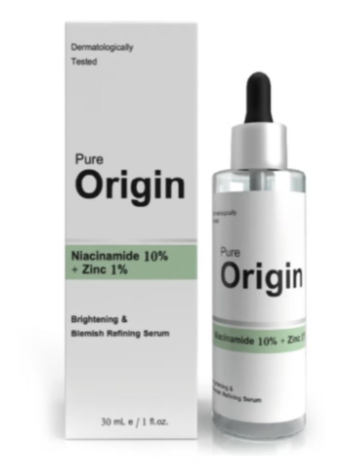 Pure Origin Niacinamide 10% + Zinc 1% Serum 30ml - Image 1