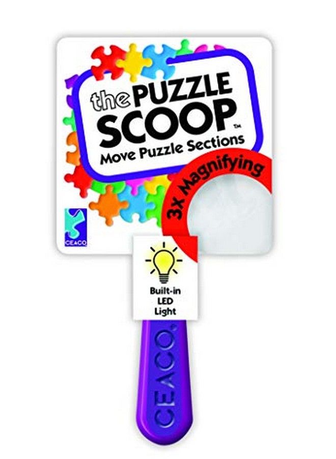 Ceaco The Puzzle Scoop A Lifting Moving Illuminating And Magnifying Puzzle Accessory For All Puzzlers - Image 1
