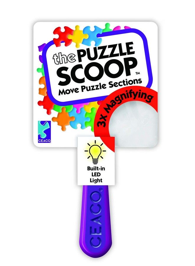 Ceaco The Puzzle Scoop A Lifting Moving Illuminating And Magnifying Puzzle Accessory For All Puzzlers - Image 2