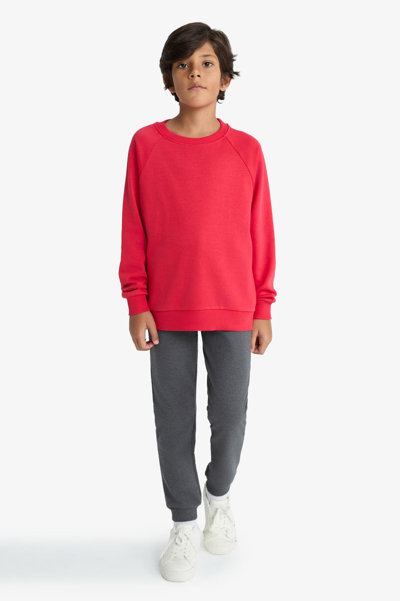 DeFacto Grey Boy Boy Elastic Waist Jogger Sweatpants Casual - Image 2