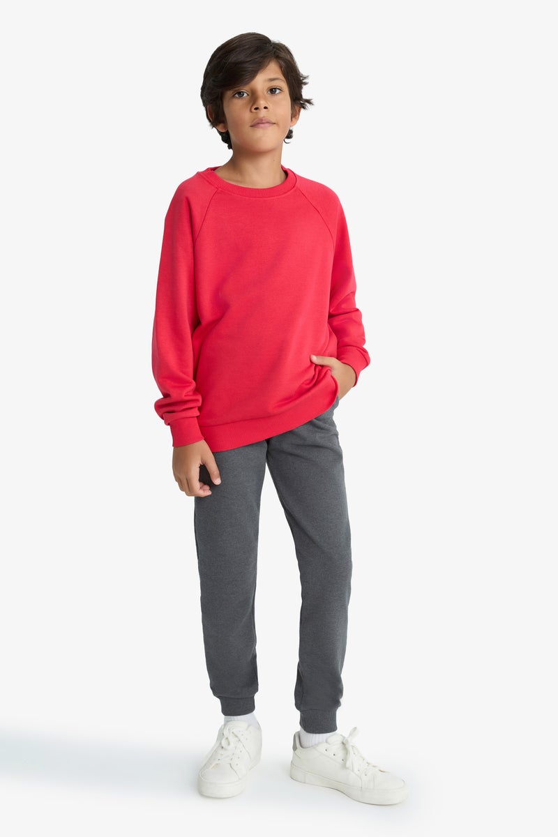 DeFacto Grey Boy Boy Elastic Waist Jogger Sweatpants Casual - Image 1