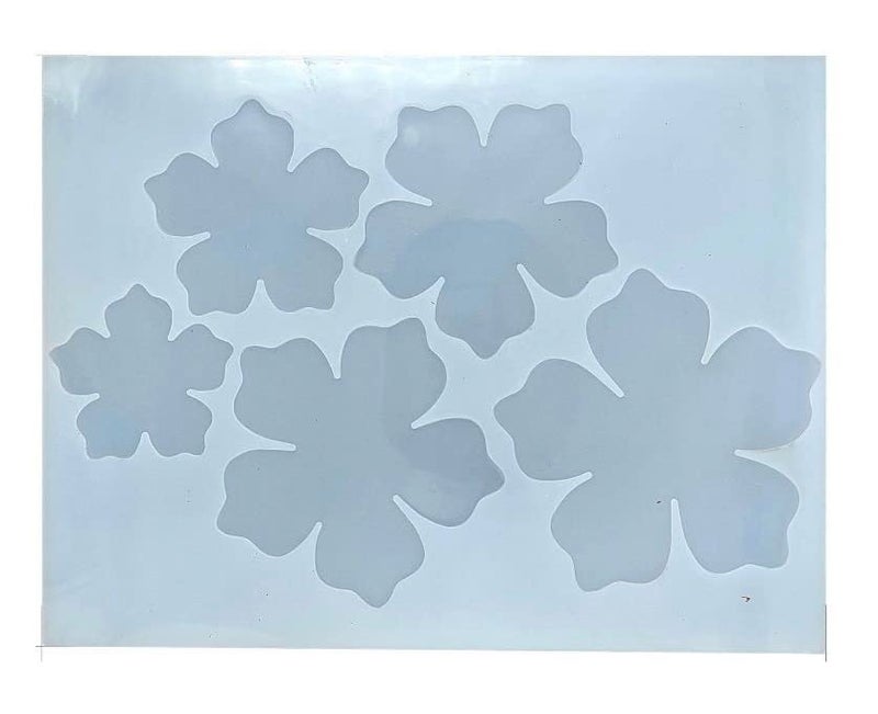 53 Arts 53ARTS 3D Flower Mould for Resin Art Flower Flower Decorative Mould Mold for Epoxy Resin DIY 3D Flower Mould 5 Cavity - Image 1