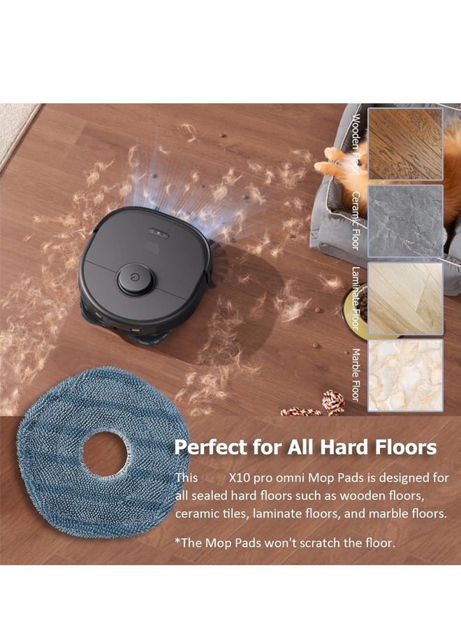 Robot Vacuum Replacement Parts 12 Packs Replacement Parts Vacuum Cleaner Bags Vacuum Mop Pads for  Robot Vacuum Accessories,6 Dust Bags,6 Mop Pads for Robot Vacuum - Image 5