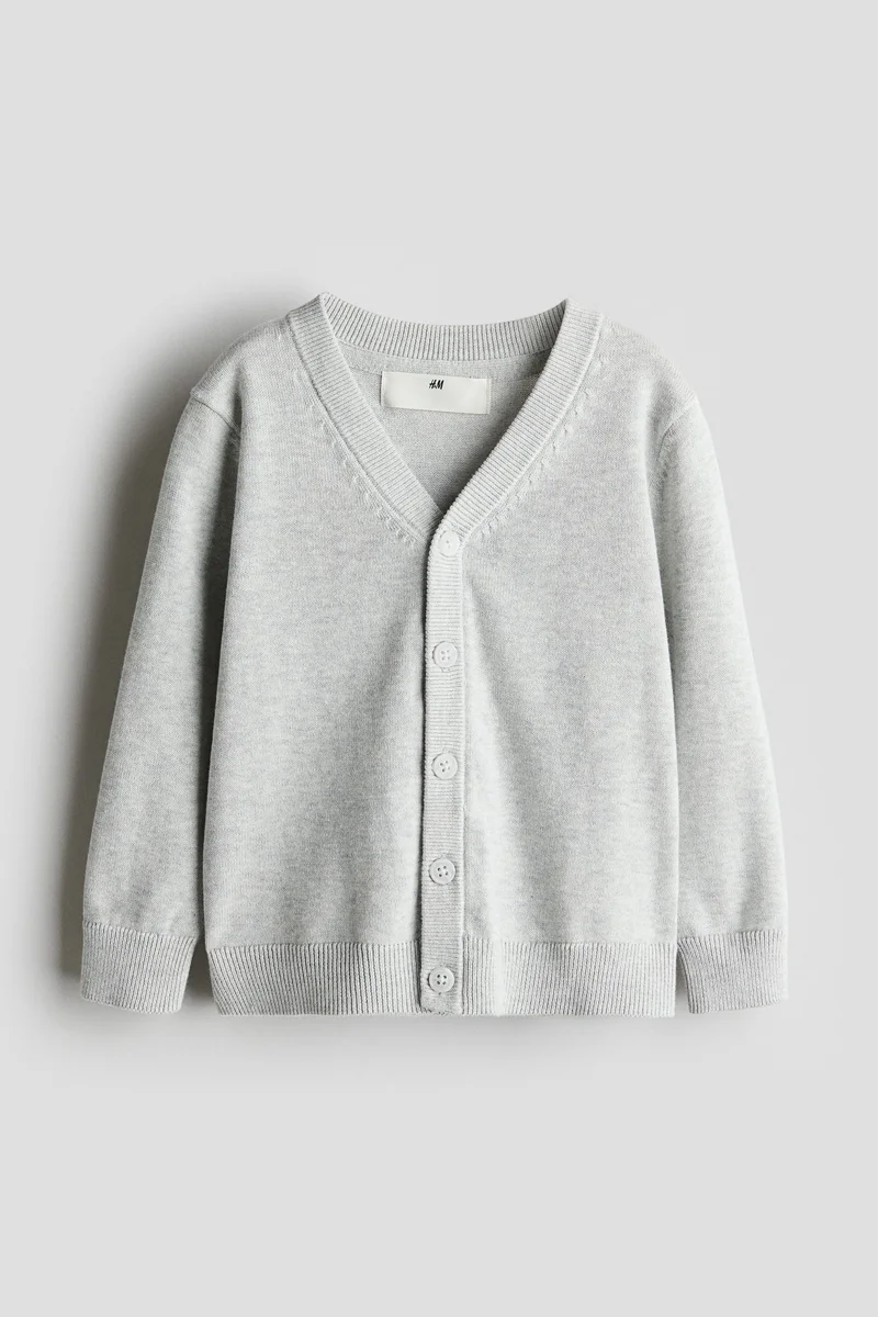 H&M Fine-knit cotton cardigan