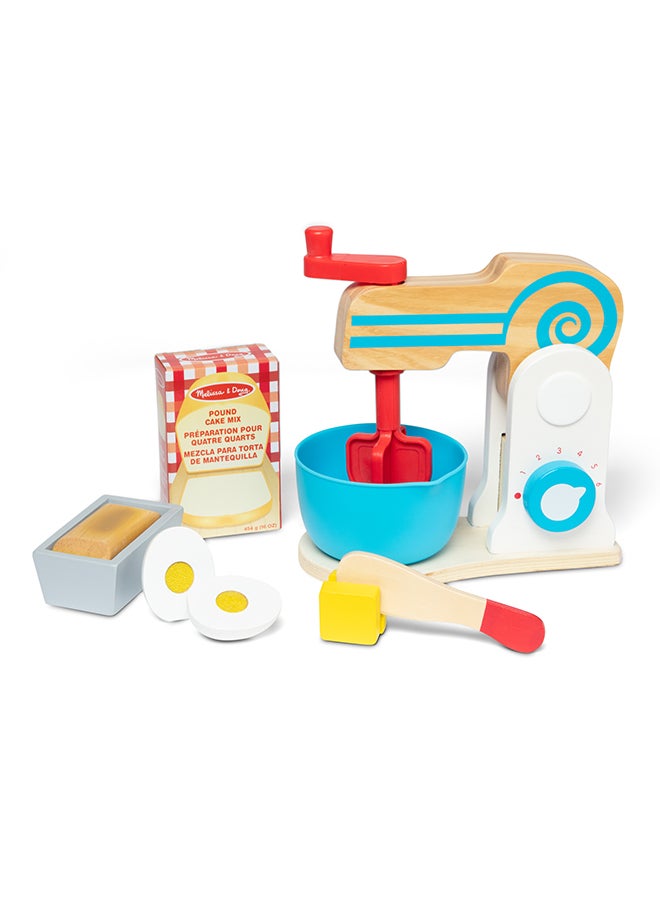 Melissa & Doug Slice and Toss Salad Play Food Set â€“ 52 Wooden and Felt Pieces , Green Wooden Pretend Food, Play Kitchen Accessories For Kids Ages 3+  - Image 2