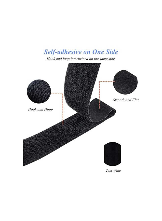 PROMASS 32Ft Adjustable Fastening Cable Straps with 50 Metallic Buckles, Adjustable Cut-to-Length Fastening Cord Management Organizer Wire Wrap Strap for Home, Office, Data Centers - Image 2