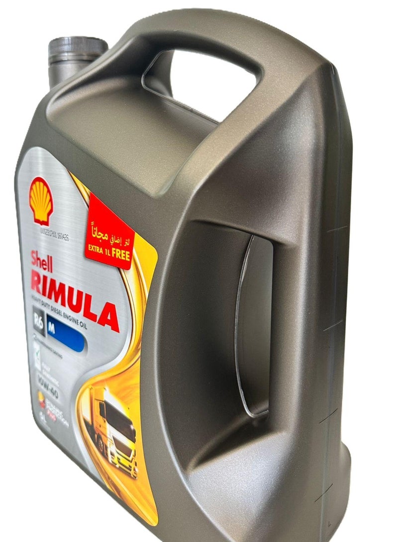 شل زيت محركات ديزل اصطناعي بالكامل 10W-40 R6 M سعة 5 لتر - Image 2