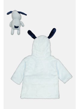 Rock-A-Bye Baby Boutique Baby Dog Bathrobe and Plush Toy Set  - Image 2