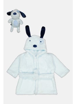 Rock-A-Bye Baby Boutique Baby Dog Bathrobe and Plush Toy Set  - Image 1