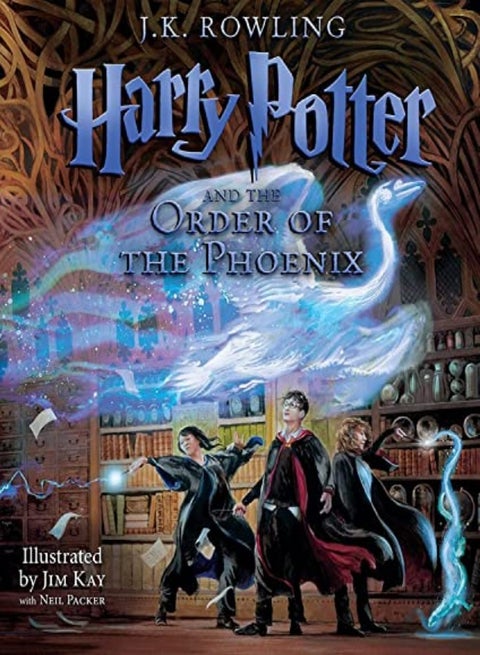 Harry Potter And The Order Of The Phoenix The Illustrated Edition Harry Potter Book 5 Illustrat by J. K. Rowling Hardcover