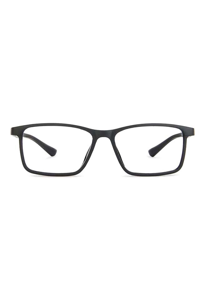 لينسكارت بلو نظارة طبية زيرو باور للكمبيوتر بإطار مستطيل كامل الحواف وعدسات بلو كت مضادة للوهج - عدسات مقاس 52 مم - بلون أسود طراز LB E13738 للجنسين - Image 1