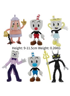 General 6 Pcs Cuphead Toy Set Ideas Toys Game Model Ideas Toys Gifts For Adult & Kids  - Image 1