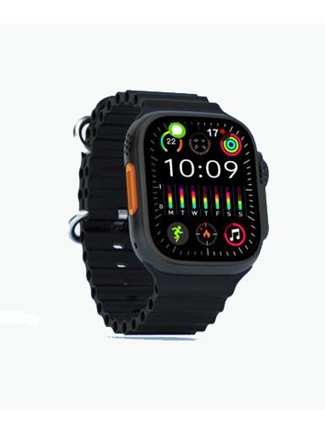 Modio 4G Call 2.2 Inch Full Screen Display Sim Card Supporting Smart Watch With 3 Pair Straps and Wireless Charger For Gents and Boys Black - Image 5