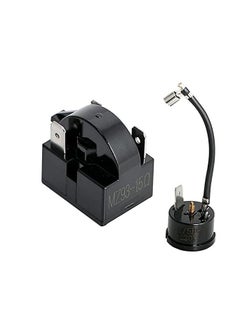 Generic 3 Pin 1/5HP Compressor Thermal Overload Protector, 15 Ohm Start Relay for Portable Freezer, Car Refrigerator, Beverage Cooler 