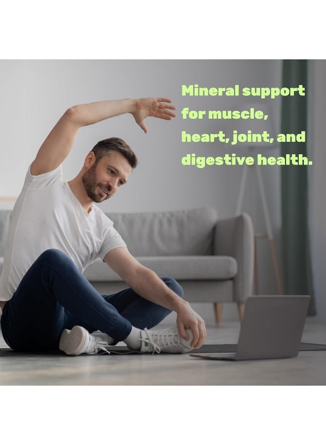 DEAL SUPPLEMENT مكمل دييل المغنيسيوم جليسينات 500 ملغ، 240 كبسولة نباتية - Image 4