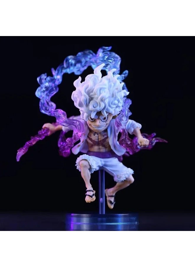 null - Direct Sales YZ Nika Luffy Hercules PVC High-quality Version Five-speed Sun God Form Ornament Model Figure-Color:9cm Hot Wheels Luffy (37g) - Image 1