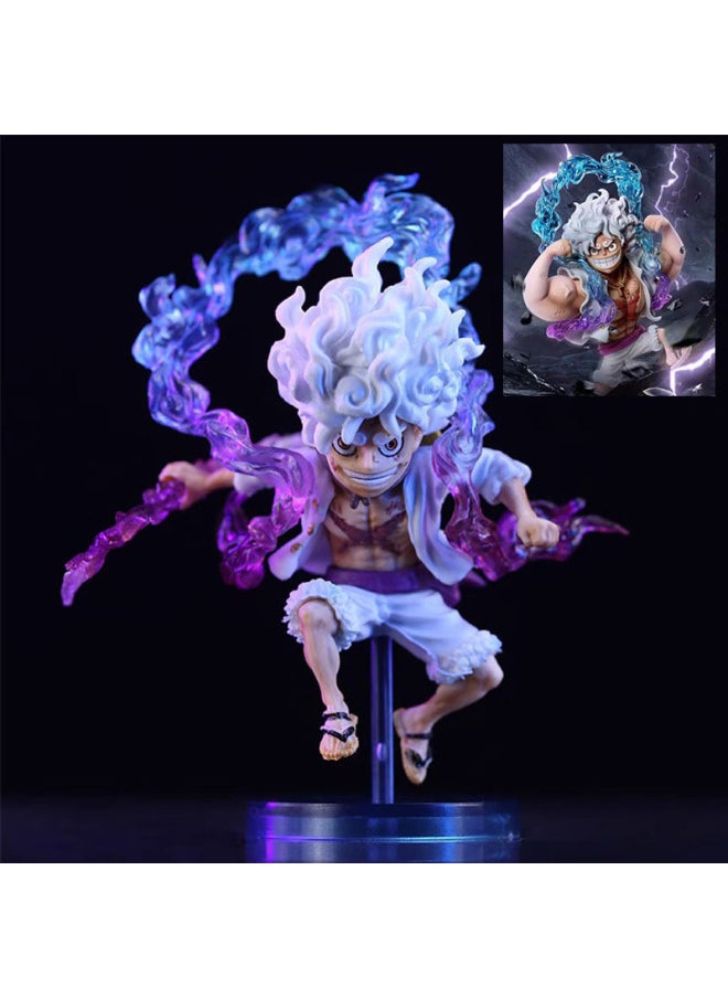 null - Direct Sales YZ Nika Luffy Hercules PVC High-quality Version Five-speed Sun God Form Ornament Model Figure-Color:9cm Hot Wheels Luffy (37g) - Image 1