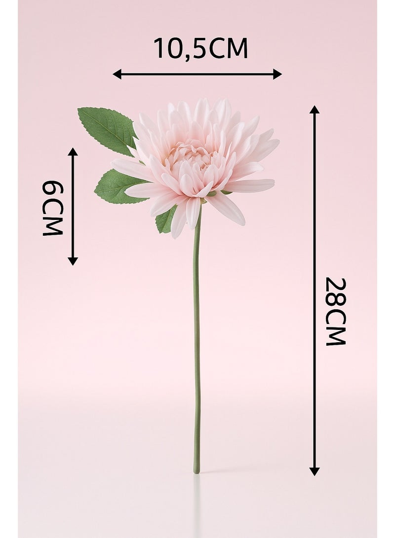 4 pcs Chrysanthemum Simulation Flowers Artificial Flowers Home Decoration-Pink - Image 2